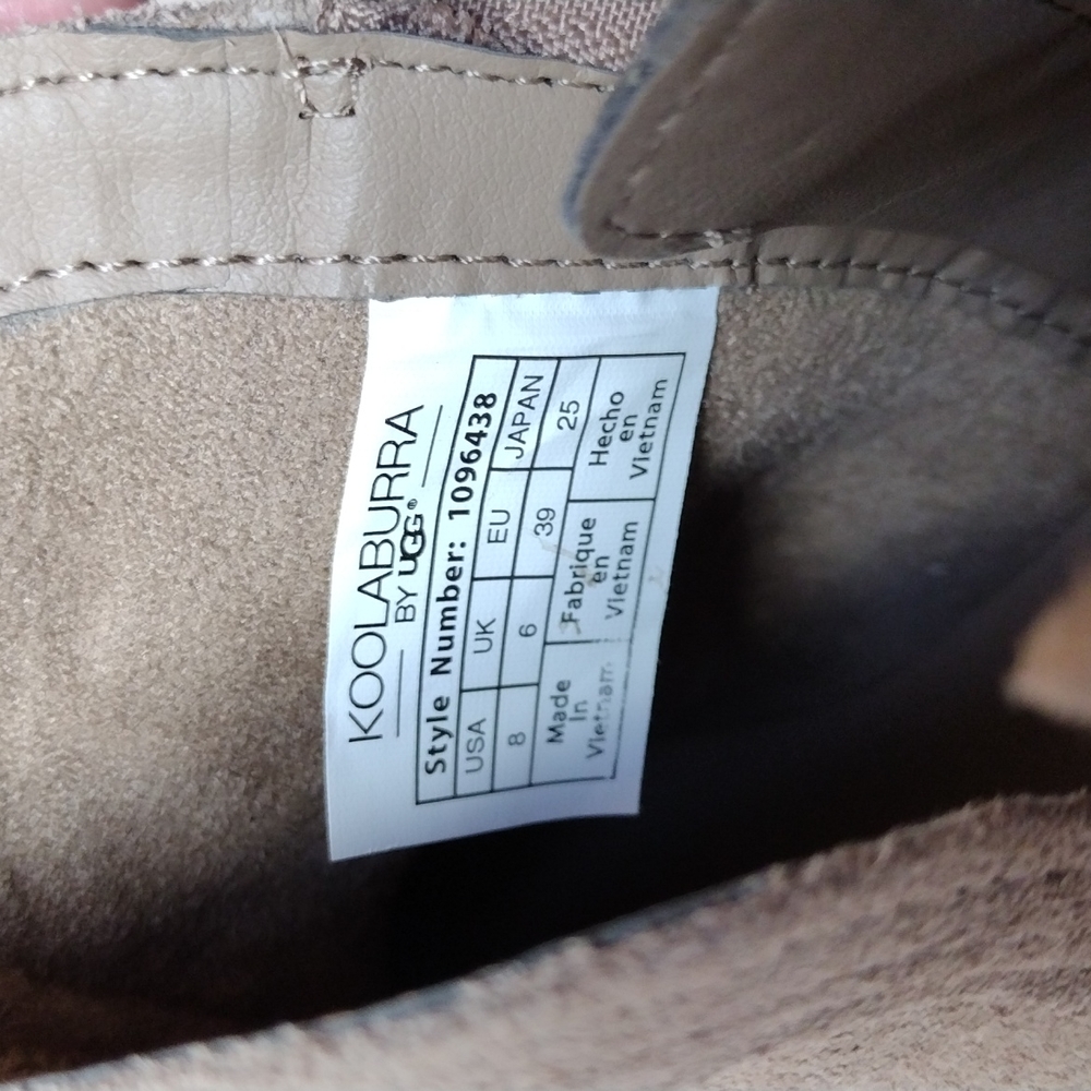 SOLD🌹Kookaburra Cheyenne by UGG Women's Tan Ankle Boots Sz 8 M Tan Ankle Boot - Picture 7 of 8